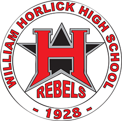 William Horlick High School Rebels Logo